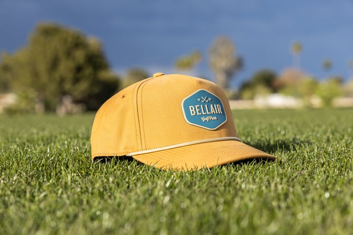 Yardage Yellow Bellair Golf Park Hat image
